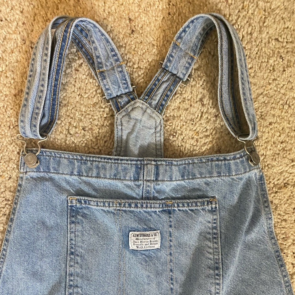 Vintage Levi Overalls Blue Denim Size XL
